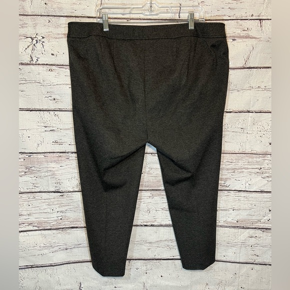 TALBOTS Dress Pants Cropped w Pleated Front Gray-18WP - Picture 2 of 3